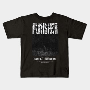 punisher black vintage fanart 5 Kids T-Shirt